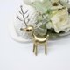 thumbnail image 5 of Lindo ciervo alce broche Pin Collar bufanda Rhinestone broche Pin joyería de boda Oro Yuyangstore Pin de broche de diamantes de imitación de cristal, 5 of 6