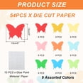 thumbnail image 2 of Uxcell 54Pcs Butterfly Cutouts, Butterfly Shaped Decorative Cut-outs Die Cut Paper Decorations for Classroom DIY Crafts Projects Party Supplies Wall Decor Bulletin Board Decoration, 2 of 7
