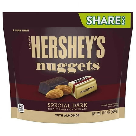 Hershey's Nuggets Special Dark with Almonds Candy 10.1oz
