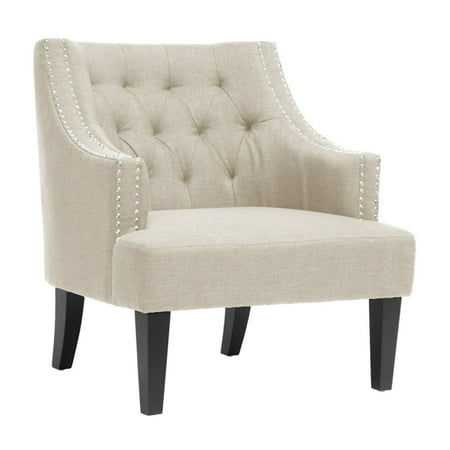 Baxton Studio Millicent Linen Arm Chair - Beige
