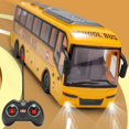 thumbnail image 2 of Autobús de radiocontrol eléctrico a control remoto 1/30, coche de policía con luces, autobús turístico, modelo de ciudad escolar, juguetes para niños controlados por radio, regalos de Navidad, 2 of 5