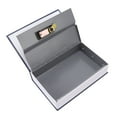 thumbnail image 1 of Boîte de Sécurité pour Livres avec Serrure Codée Prothétique pour Ranger Argent Bijoux Documents Papier Aspect Doublure en Acier Inoxydable, 1 of 7