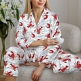 thumbnail image 6 of Sikiie Cartoon Lobsters Pajamas for Women Set, Womens Pajama Sets, Lounge Sets for Women, 2pjs for Women-Small, 6 of 7