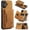 Brown, variant on for iPhone 16/16 Plus/16 Pro/16 ProMax 2 in 1 Magnetic Wallet Card Holder Case Durable Leather Wallet 8 Card Slots 1 Small Cash Clip RFID Blocking Detachable Wallet Case,5 Color