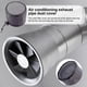 thumbnail image 4 of Cubierta Ventilación para Tienda Cultivo Plantas, Filtro Conducto A Prueba Polvo, 2 Piezas, Cubierta Conducto Flexible para Invernadero Interior, Lavandería Exterior A, 4 of 5