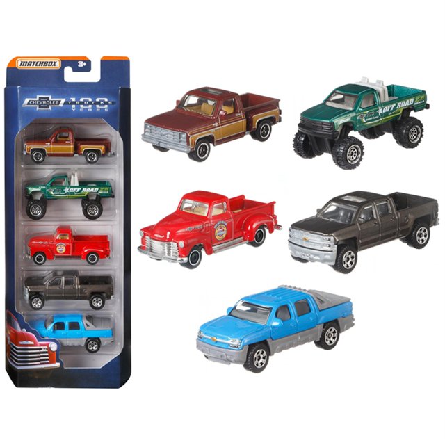 Juego de 5 camionetas pickup Matchbox 100 años de aniversario FBC29