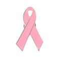 thumbnail image 1 of Breast Cancer Awareness Pin Brooch Metal Pink Ribbon Badge Support Lapels New V3S7, 1 of 1