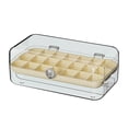 thumbnail image 3 of Estuche de almacenamiento de joyería Yinane Beige con Tapa transparente, 3 of 5
