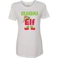 thumbnail image 3 of Inktastic Christmas Grandma Elf Women's T-Shirt, 3 of 5