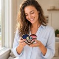 thumbnail image 6 of MMJ Independence Day Candle Holder Wooden Lantern Stand Patriotic Tabletop Decor Festival Home, 6 of 6