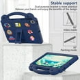 thumbnail image 3 of TECH CIRCLE Tablet PC Case for Lenovo Tab M10 Plus 3rd Gen 10.6-inch TB-125F/128F 2022,Kids Shockproof EVA Dropproof Impact Resistance Protective Handle Stand Cover,Navyblue, 3 of 8