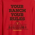 thumbnail image 2 of Yellowstone - Your Ranch Your Rules - Men's Long Sleeve T-Shirt, 2 of 5