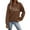 Brown, variant on Womens Hoodies Cheer Mom Graphic Crewneck Long Sleeve Casual Basic Pullover Fleece Fashion Pullover For Everyday Wear Comfort Colors Sweatshirt