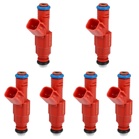 6pcs 0280156161 3S4GAB 3S4Z9F593AA Car Petrol Fuel Injector Nozzle for Ford Focus 2.0L 2.3L 03-07