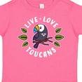 thumbnail image 4 of Inktastic Live Love Toucans Boys or Girls Toddler T-Shirt, 4 of 5