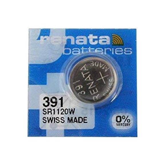 Renata Batteries 391 Silver Oxide Watch Battery (5 Pack)