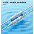 thumbnail image 2 of Wired Earbuds USB C for Samsung Galaxy S24 S23 S25 Ultra S22 A55 A56 A16 for iPhone 17 16 Pro Max 15 Plus iPad 10 Pro Earphones Wired in-Ear with Microphone Volume Control Stereo USB C Earbuds, 2 of 16