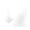 White, variant on Women's Steel Ring Bra with Widening Shoulder Straps and Gathering Design for Everyday Wear Date Nights Light Exercise Travel Sleep or Casual Layering Complexion 80C