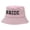 Pink, variant on White BRIDE Embroidered Bucket Hat Elegant Bridal Sun Hat Adjustable Lightweight Breathable Perfect For Wedding Gifts Outdoor Wear WH1 M