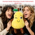 thumbnail image 6 of Soft Plush Musical Sensory Toy, Interactive Plush Toy with Sounds, Skin Touch Activated Sound Doll, Dual Mode Educational Toy, Fruit Style Gift for Baby Kids Boys Girls All Ages, 6 of 6