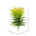 thumbnail image 2 of Vickerman 8" Artificial Green Crassula Tetragona Pick, Set of 3, 2 of 4