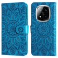 thumbnail image 2 of Funda tipo cartera GANGXUN para Xiaomi Redmi Note 14 Pro 5G , diseño girasol, cuero PU, soporte, cierre magnético, tarjetero, 2 of 5