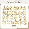 thumbnail image 5 of 26 PCS Letter Charms, A to Z Alphabet for DIY Jewelry Making, Letter Pendant for Necklaces Bracelets Earrings, 5 of 5