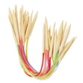 thumbnail image 3 of Double Annular , 18pcs Multicolor Plastic Pipe Bleached Various Sizes Double Pointed Bamboo Annular Knitting Sweater Needle, 3 of 8