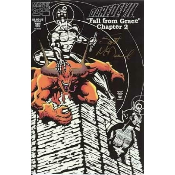 Daredevil #321 VF/NM Signed by Scott McDaniel