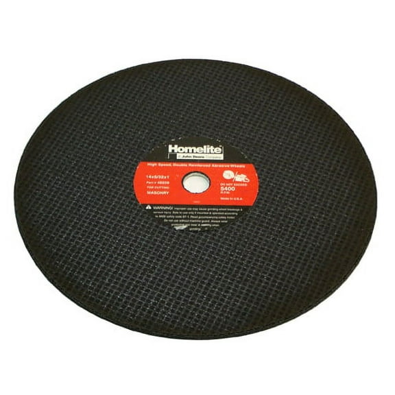 Homelite Parts Cutoff Saw Concrete/Masonary Blade 14"x5/32"x1" HOM-49559