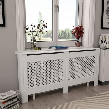 

ESTINK Radiator Cover White 67.7 x7.5 x32.1 MDF