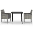 thumbnail image 5 of vidaXL 5 Piece Patio Dining Set Anthracite, 5 of 51