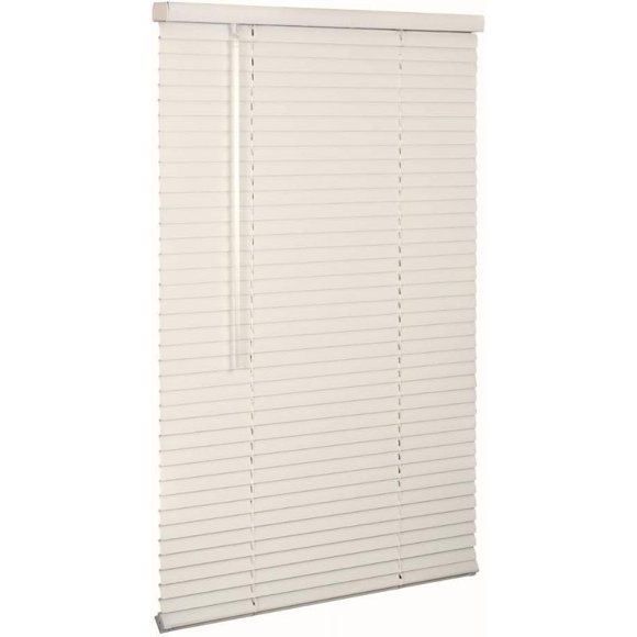 LOTUS & WINDOWARE Cordless 1" Aluminum Mini Blind 71" Wide x 72" Long, Alabaster, Room Darkening Metal Indoor Window Blinds for Home and Office