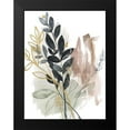 thumbnail image 2 of Goldberger, Jennifer 12x14 Black Modern Framed Museum Art Print Titled - Bundled Leaves II, 2 of 5