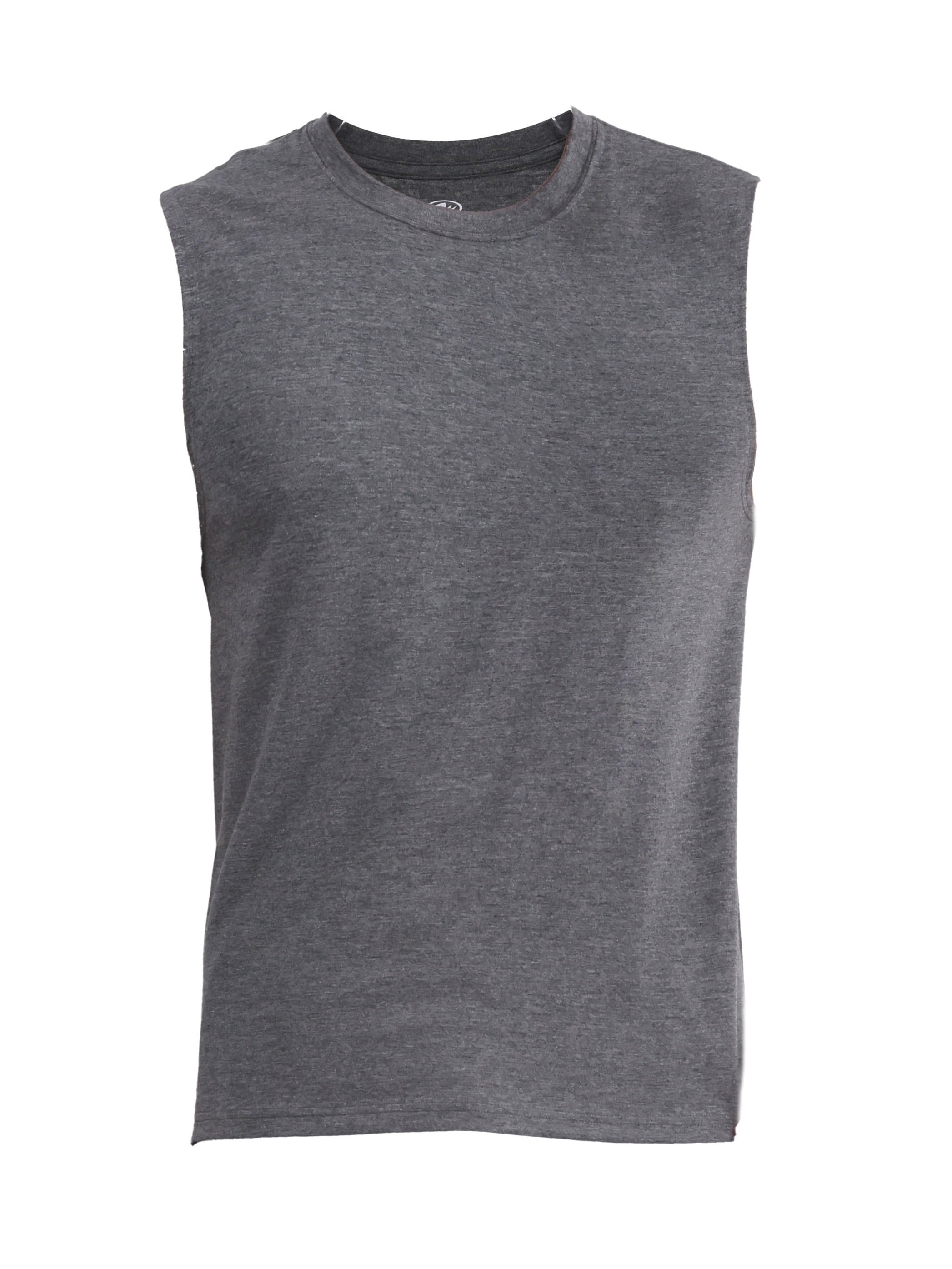 Athletic Works Men's and Men's Big & Tall Tri-Blend Muscle Tee, Sizes XS-4XLT