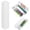 White, variant on YardChic Plastic Round Pencil Box, Double Layer Pencil Case, Large Capacity Plastic Pencil Boxes with Snap-Tight Lid for Pens, Pencils, Classroom Supplies, Office Essentials, White