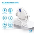 thumbnail image 3 of Infibrite 4 Inch Ultra-Thin Recessed LED Downlight, 9W 750LM, 2700K Soft White, White Trim, Wet Rated, Triac Dimmable, ETL, FCC, Energy Star, (6 Pack), 3 of 4