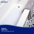 thumbnail image 3 of Kenney Microban Protected Bubble Bath Mat, 26.75" L x 14.5" W, Clear, 3 of 7