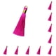 thumbnail image 3 of Minnieouse Llavero con borla de 8cm, joyería, marcapáginas, colgante con flecos, pendiente portátil, collar, monedero, decoración, artesanía rosa claro rojo 10piezas, 3 of 6