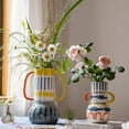 thumbnail image 3 of Picasso Ceramic Art Table Vase with Handles, 3 of 10