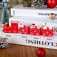 Alex Mini Christmas Train Toy Plastic Christmas Train for Home Décor