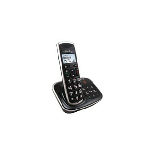 Clarity Dect 6.0 Amplified Low Vision Cordless Phone with CID Display  D703,Black