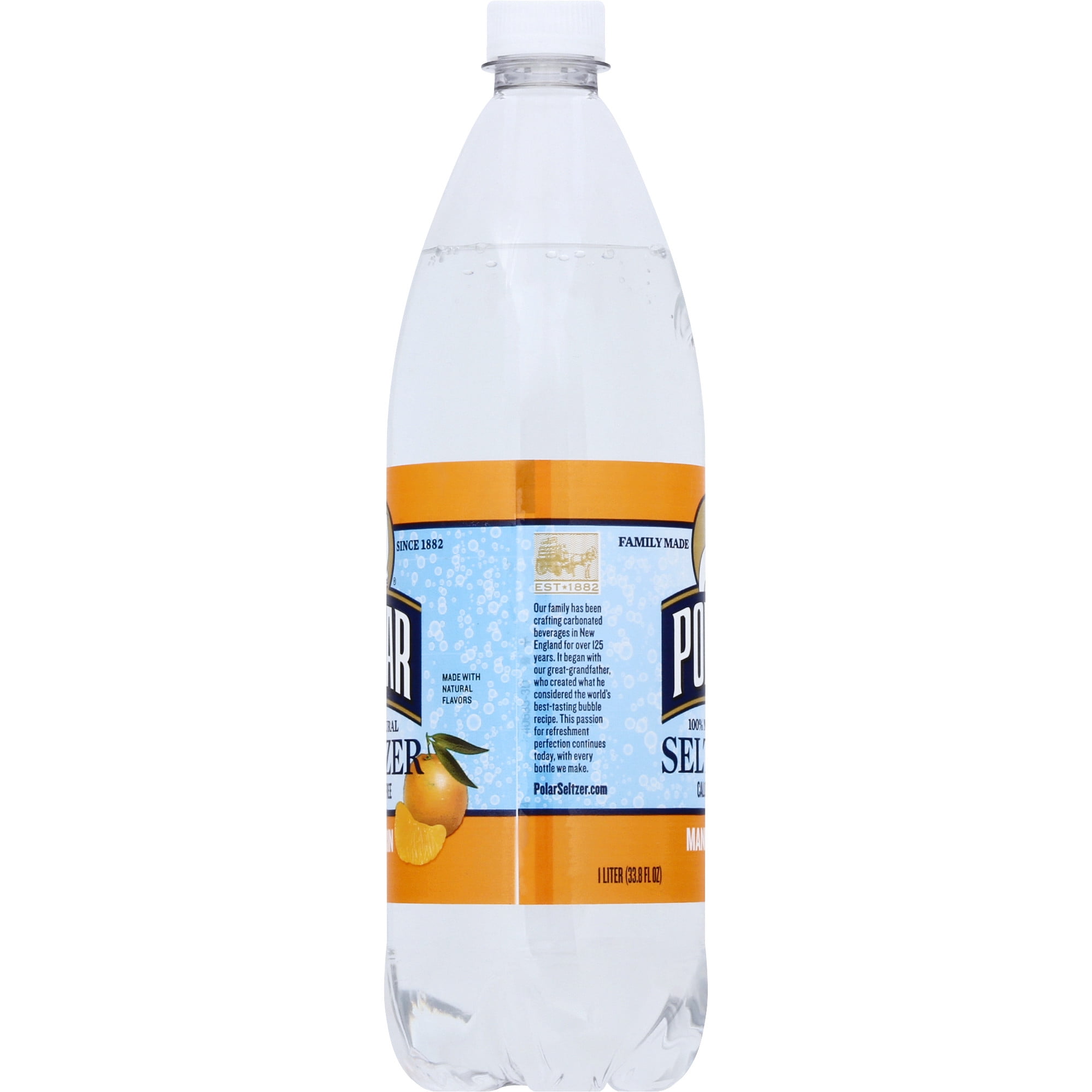 Polar Zero Calorie Mandarin Sparkling Seltzer Water, 1 L