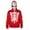 White, variant on Men Full Face Mask Skeleton Skull Hoodie Halloween Costume Green S