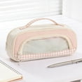 thumbnail image 5 of Estuche para lápices con ventana transparente | Organizador de almacenamiento multicapa | Estuche de gran capacidad para útiles escolares: bolígrafos, marcadores y tijeras, 5 of 5
