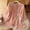 Pink, variant on Women's 3/4 Sleeve Tops Plus Size Solid Embroidered Round Collar Summer Top