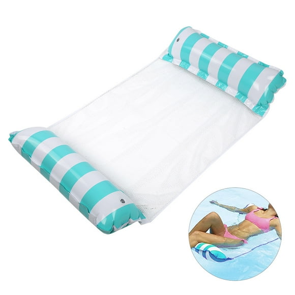 MAYUJIAA PVC Floating Mat Inflatable Portable Swimming Water Floating Net Mat Pad Toy HW313-59047