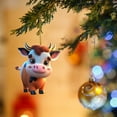 thumbnail image 7 of KCEHTA Highland Cow Ornaments for Christmas Tree, Cow Christmas Ornaments, 2D Acrylic Cartoon Highland Cow Hanging Decorations, Cute Highland Cow Pendant for Xmas Tree Home Party Decor, 7 of 7