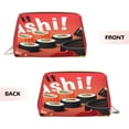 thumbnail image 3 of Gaeub Sushi Printed Travel Cosmetic Bag,Makeup Bag, Large Capacity Toiletry Bag for Women, Portable Pouch Make Up Organizer with Zipper and Divider, 3 of 8