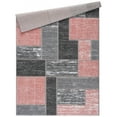 thumbnail image 4 of L'Baiet Verena Geometric Area Rug Pink Grey 4' x 6' Medium Area Rugs Carpet for Living Room, Bedroom, Dining Table, Office, Hallway, Foyer | Neutral Colorful Modern Abstract Home Decor, 4 of 7